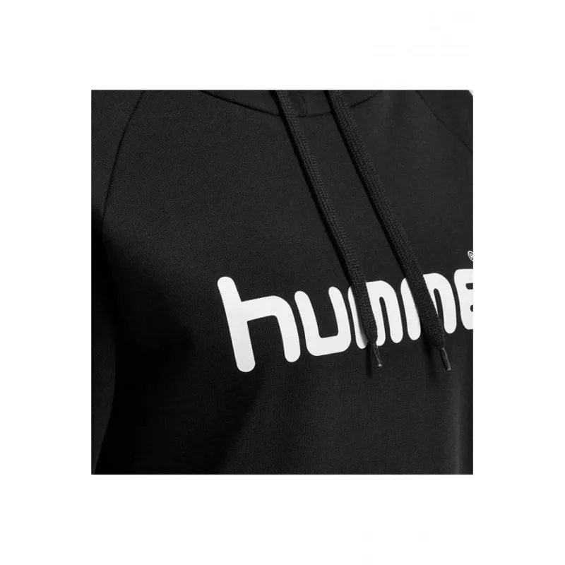 Худі жіночий HMLGO COTTON LOGO HOODIE WOMAN 203-517-2001-XS Дорослі Жіноча ЧОРНИЙ