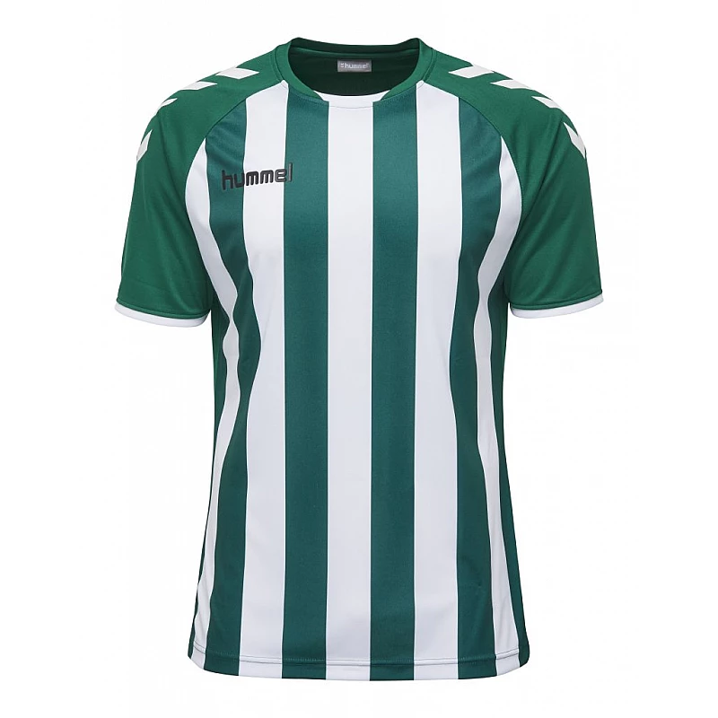Футболка CORE STRIPED SS JERSEY 003-755-6131-S Взрослые Мужской ЗЕЛЁНЫЙ