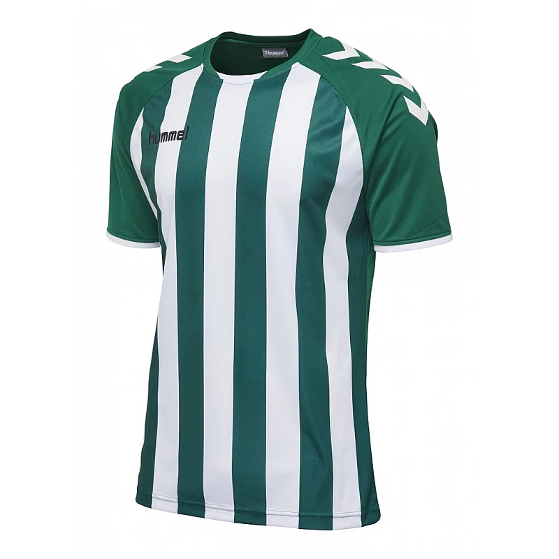 Футболка CORE STRIPED SS JERSEY 003-755-6131-S Взрослые Мужской ЗЕЛЁНЫЙ