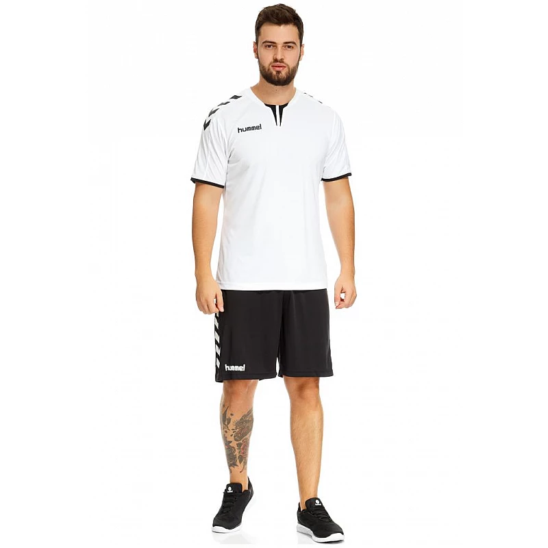 Футболка CORE SS POLY JERSEY 003-636-9001-S Дорослі Чоловіча БІЛИЙ