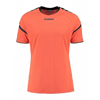 Футболка AUTH. CHARGE SS POLY JERSEY 003-677-0366-S Дорослі Чоловіча ПОМАРАНЧЕВИЙ