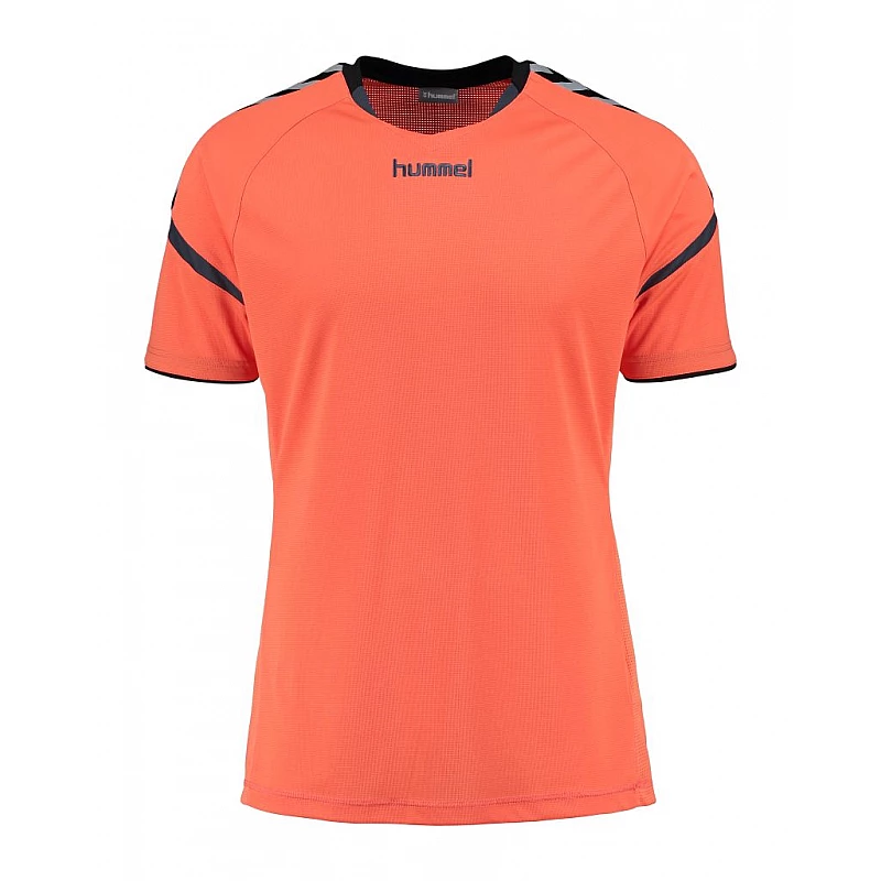 Футболка AUTH. CHARGE SS POLY JERSEY 003-677-0366-S Дорослі Чоловіча ПОМАРАНЧЕВИЙ