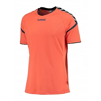 Футболка AUTH. CHARGE SS POLY JERSEY 003-677-0366-S Дорослі Чоловіча ПОМАРАНЧЕВИЙ