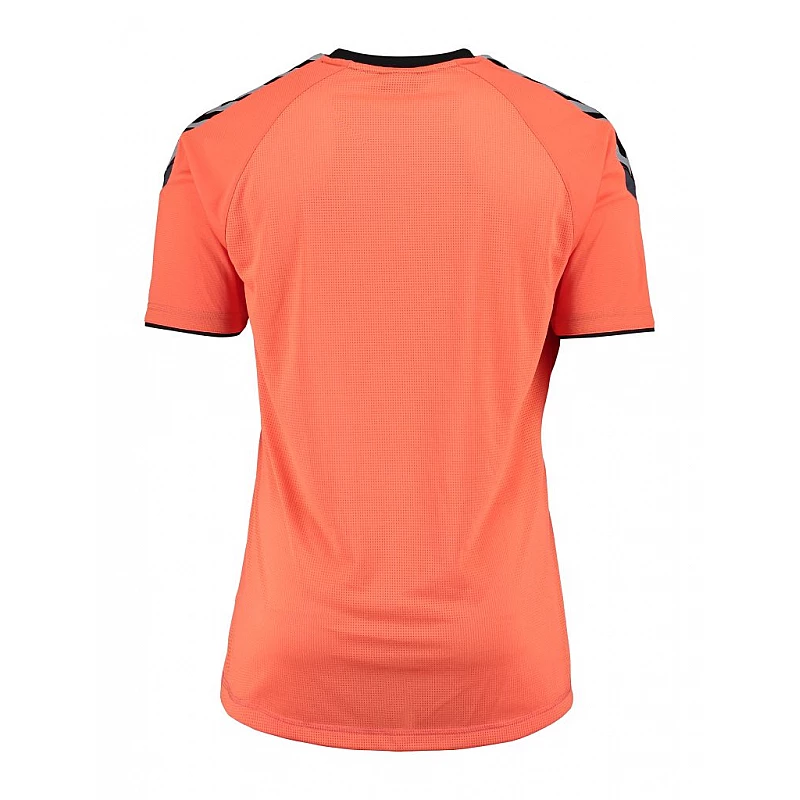 Футболка AUTH. CHARGE SS POLY JERSEY 003-677-0366-S Дорослі Чоловіча ПОМАРАНЧЕВИЙ