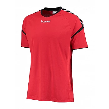 Футболка AUTH. CHARGE SS POLY JERSEY 003-677-3062-S Дорослі Чоловіча ЧЕРВОНИЙ
