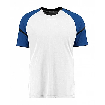 Футболка AUTH. CHARGE SS POLY JERSEY 003-677-9368-S Дорослі Чоловіча БІЛИЙ-СИНІЙ