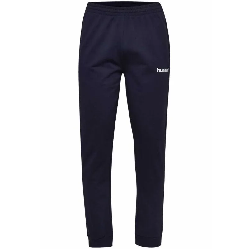 Штани дитячі HMLGO KIDS COTTON PANT 203-531-7026-128 Підлітки і діти Чоловіча ТЕМНО-СИНІЙ