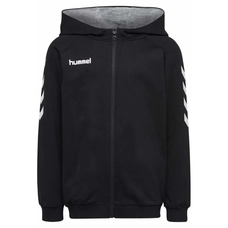 Кофта детская HMLGO KIDS COTTON ZIP HOODIE 204-231-2001-152 Подростки и дети Мужской ЧЕРНЫЙ