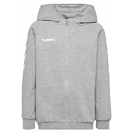 Кофта детская HMLGO KIDS COTTON ZIP HOODIE 204-231-2006-176 Подростки и дети Мужской СЕРЫЙ