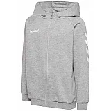Кофта детская HMLGO KIDS COTTON ZIP HOODIE 204-231-2006-116 Подростки и дети Мужской СЕРЫЙ