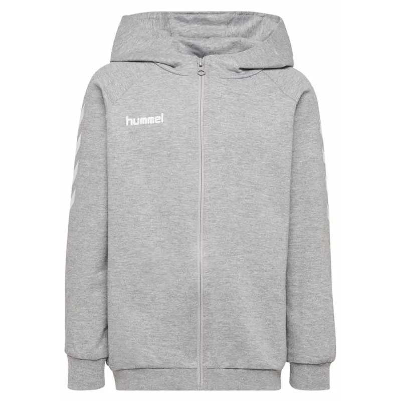 Кофта дитяча HMLGO KIDS COTTON ZIP HOODIE 204-231-2006-128 Підлітки і діти Чоловіча СІРИЙ
