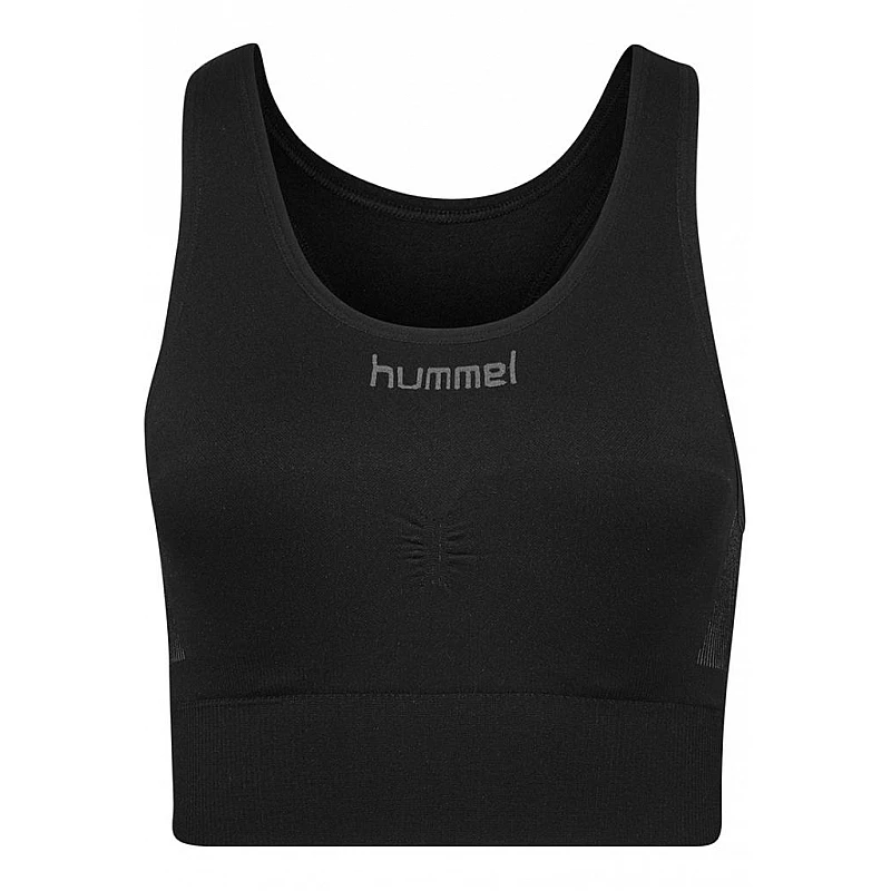 Топ HUMMEL FIRST SEAMLESS BRA WOMEN 202-647-2001-M/L Взрослые Женский ЧЕРНЫЙ