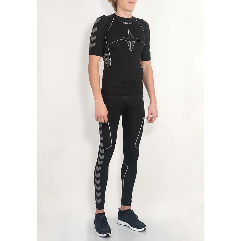 Футболка HERO BASELAYER MEN SS JERSEY 003-999-2055-XS/S Взрослые Мужской ЧЕРНЫЙ