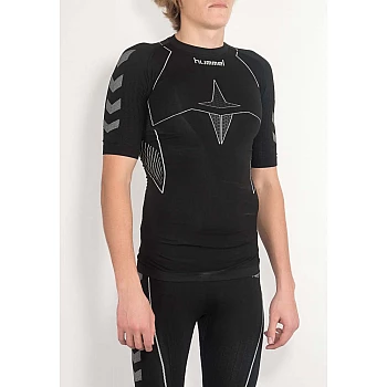 Футболка HERO BASELAYER MEN SS JERSEY 003-999-2055-XS/S Взрослые Мужской ЧЕРНЫЙ