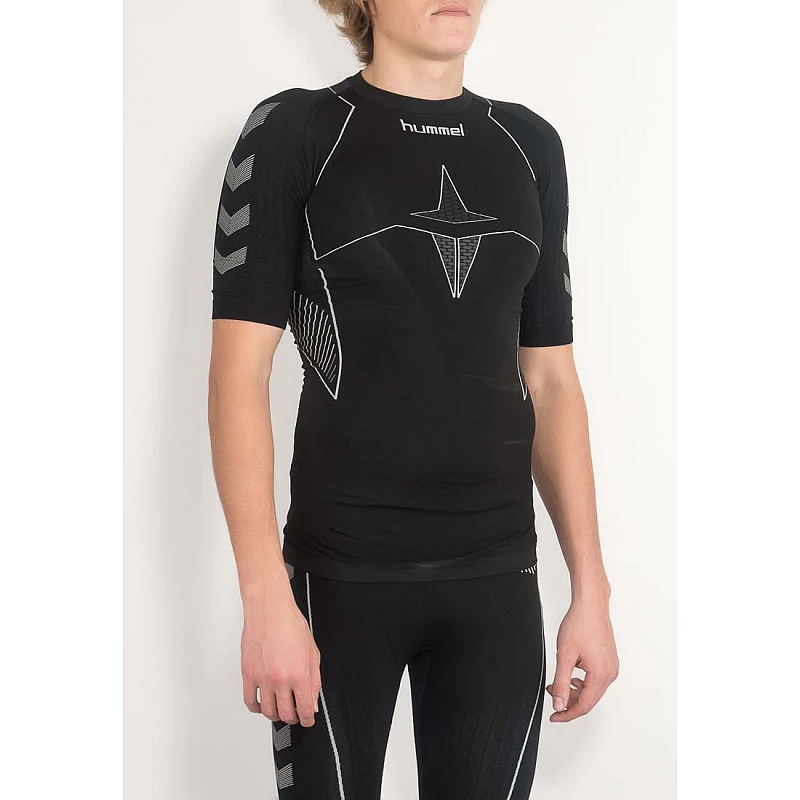 Футболка HERO BASELAYER MEN SS JERSEY 003-999-2055-XS/S Взрослые Мужской ЧЕРНЫЙ