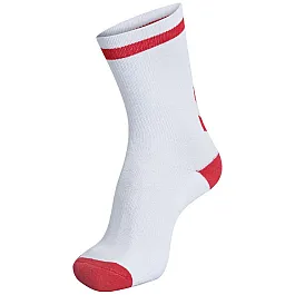 Носки ELITE INDOOR SOCK LOW 203-400-9402-39-42 Взрослые Унисекс БЕЛЫЙ-КРАСНЫЙ
