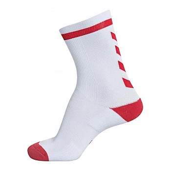 Носки ELITE INDOOR SOCK LOW 203-400-9402-39-42 Взрослые Унисекс БЕЛЫЙ-КРАСНЫЙ