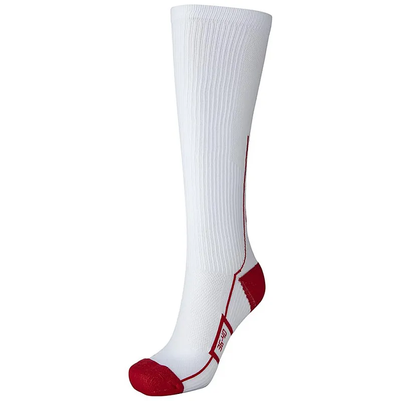 Носки функциональные TECH INDOOR SOCK HIGH 021-075-9402-12(41-45) Взрослые;Подростки и дети Унисекс БЕЛЫЙ-КРАСНЫЙ