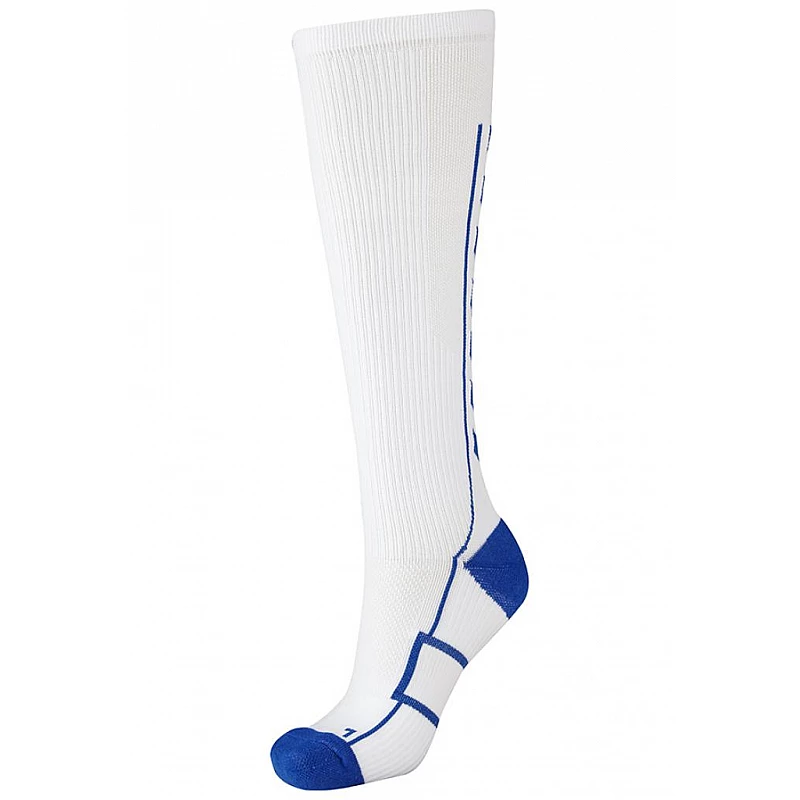 Носки функциональные TECH INDOOR SOCK HIGH 021-075-9368-8(32-35) Взрослые;Подростки и дети Унисекс БЕЛЫЙ-СИНИЙ