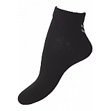 Шкарпетки HIGH ANKLE SOCKS 3-PACK 022-105-2001-8(32-35) Дорослі;Підлітки і діти Унісекс ЧОРНИЙ