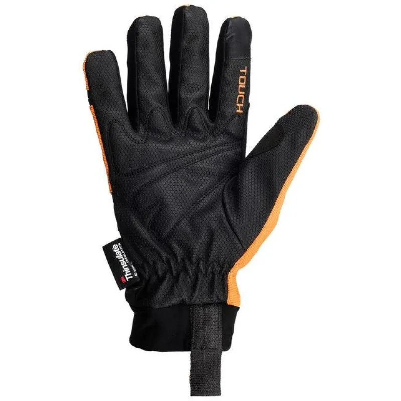 Перчатки лыжные PowerPlay 6906 Оранжевые S (Универсальные зимние)