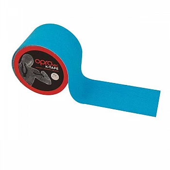 Кинезиологический тейп OPROtec Kinesiology Tape TEC57542 синий 5cм*5м