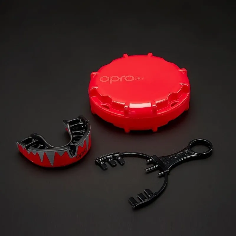 Капа OPRO Platinum UFC Hologram Red Metal/Black (art. 002261001)