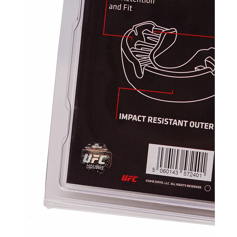 Капа OPRO Bronze UFC Hologram White (art.002258002)