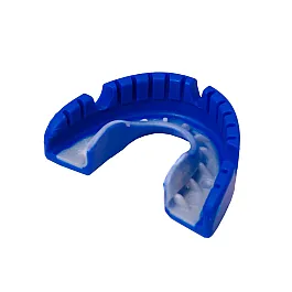 Капа OPRO Gold Braces Blue/Pearl (art.002194002)