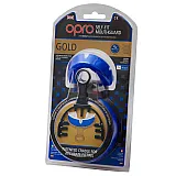 Капа OPRO Gold Series Blue/Pearl (art.002193002)