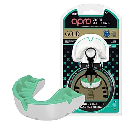 Капа OPRO Gold Series White/Pearl (art.002193006)