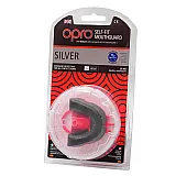 Капа OPRO Silver Black/Red (art.002189001)