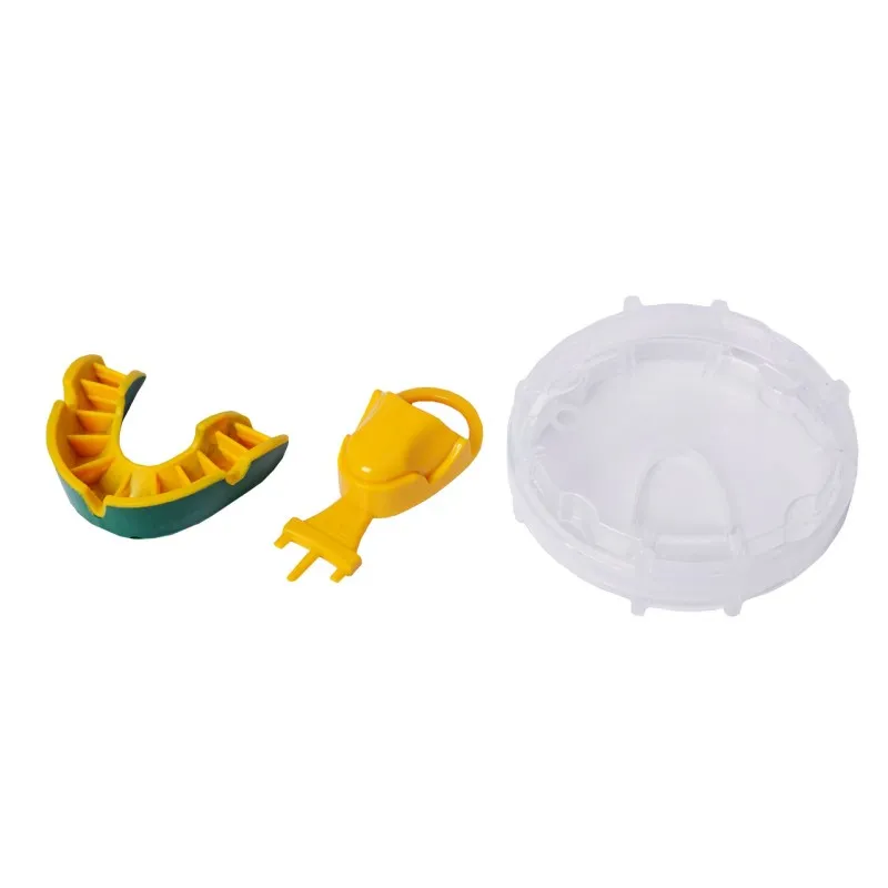 Капа OPRO Silver Green/Gold (art.002189003)