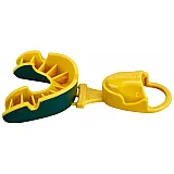 Капа OPRO Silver Green/Gold (art.002189003)