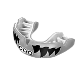 Капа OPRO Power - Fit Aggression-Jaws Silver / White (art. 002270002)