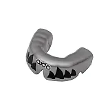 Капа OPRO Power - Fit Aggression-Jaws Silver / White (art. 002270002)