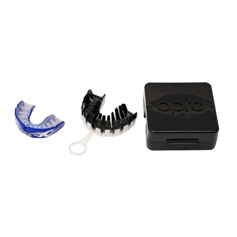 Капа OPRO Power - Fit Bling-Urban Series Dark Blue/White (art.002269006)