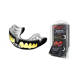 Капа OPRO Power-Fit Bling-Teeth Series Black/White (art.002269002)