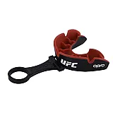 Капа OPRO Junior Silver UFC Hologram Black/Red (art.002265002)