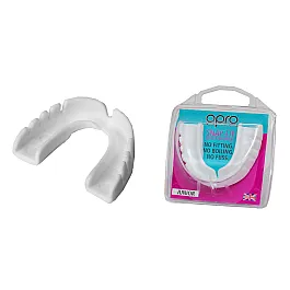 Капа OPRO Junior Snap-Fit White (art.002143010)