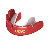 Капа OPRO Gold Braces Red/Pearl (art.002227008)