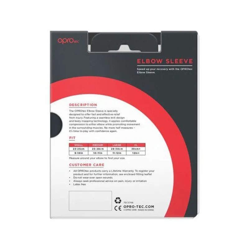 Налокотник спортивный OPROtec Elbow Sleeve TEC5748-XL XL Черный