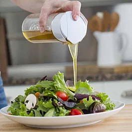 Универсальный блендер для приготовления заправки к салату BlenderBottle Whiskware Dressing Белый (Dressing)