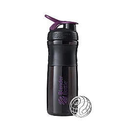 Спортивная бутылка-шейкер BlenderBottle SportMixer 28oz/820ml Black/Plum (ORIGINAL)