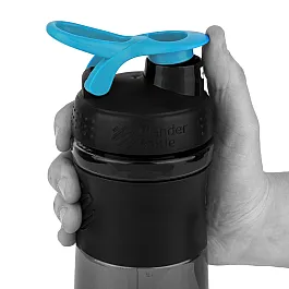 Спортивная бутылка-шейкер BlenderBottle SportMixer 28oz/820ml Black/Teal (ORIGINAL)