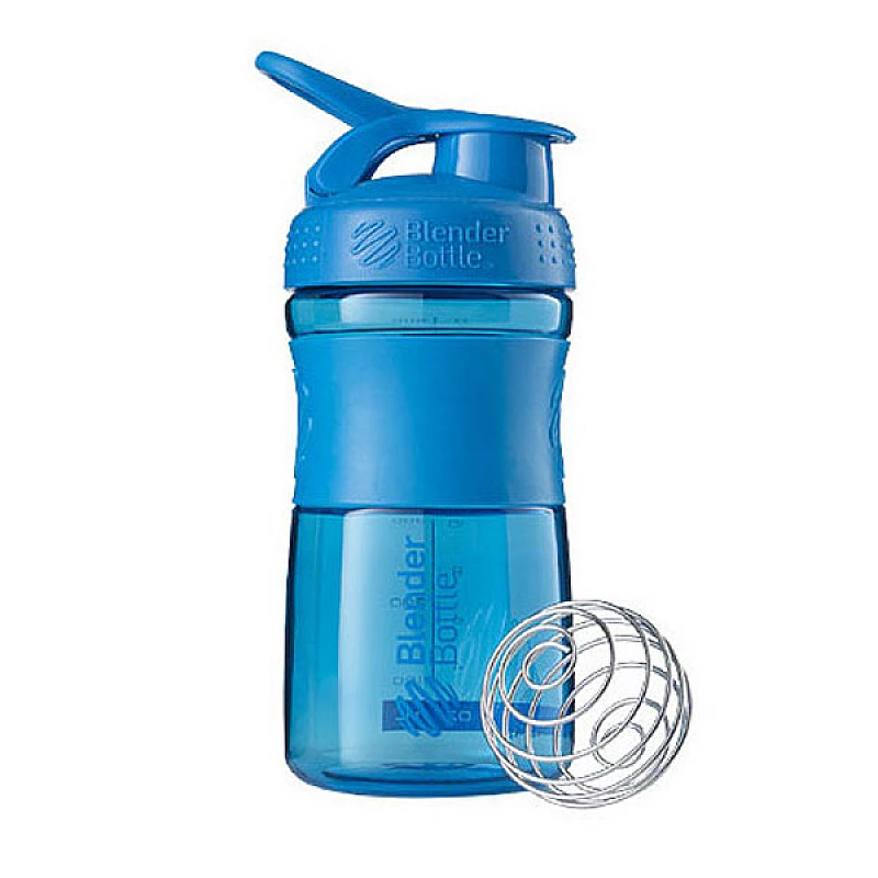 Спортивная бутылка-шейкер BlenderBottle SportMixer 20oz/590ml Cyan (ORIGINAL)