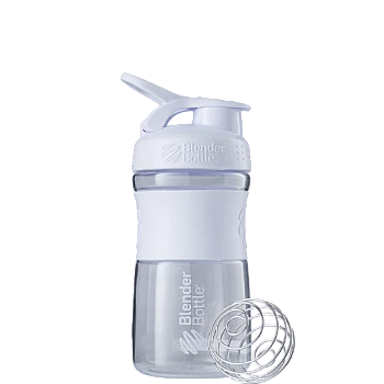 Спортивная бутылка-шейкер BlenderBottle SportMixer 20oz/590ml White (ORIGINAL)