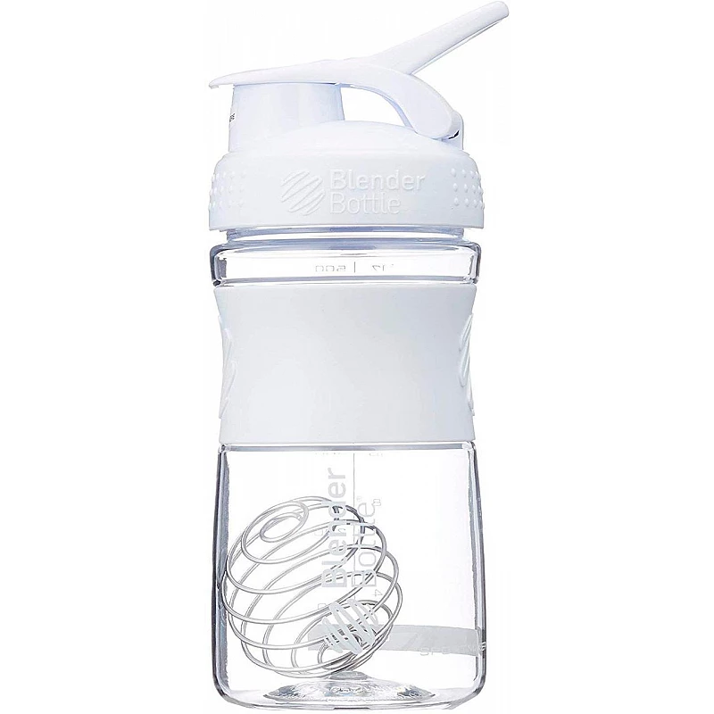 Спортивная бутылка-шейкер BlenderBottle SportMixer 20oz/590ml White (ORIGINAL)