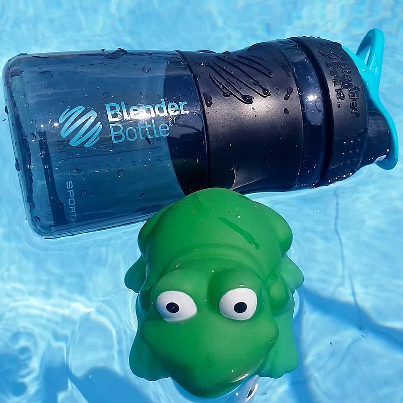 Спортивная бутылка-шейкер BlenderBottle SportMixer 20oz/590ml Black/Teal (ORIGINAL)