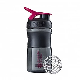 Спортивная бутылка-шейкер BlenderBottle SportMixer 20oz/590ml Black/Pink (ORIGINAL)